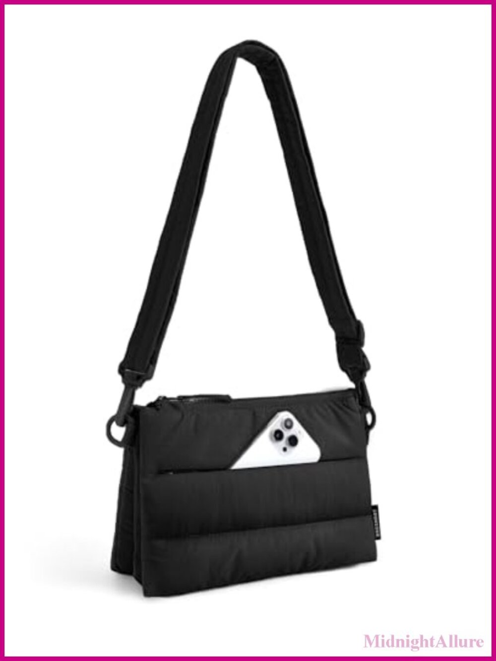 BAGSMART Nylon Crossbody Purse RFID Blocking Travel Handbag with Card Slots
